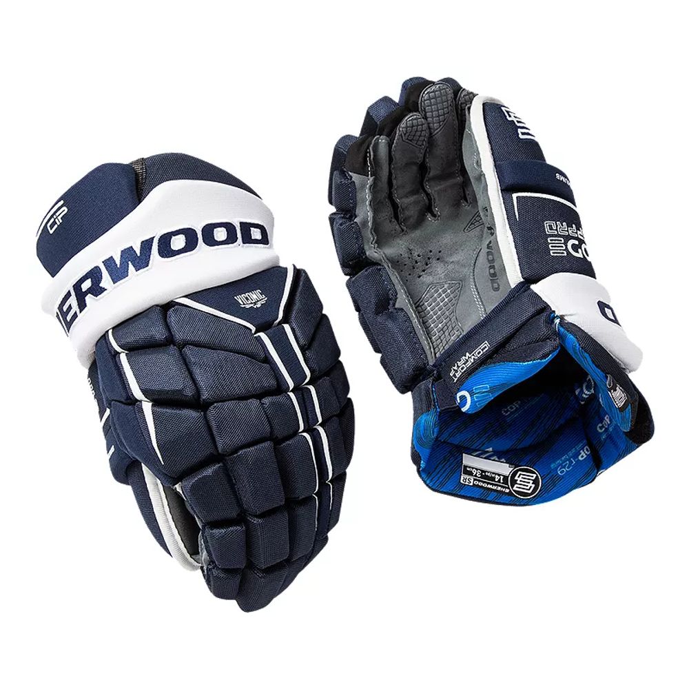 Gant de hockey Sherwood Code TMP Pro pour senior (bleu marine)